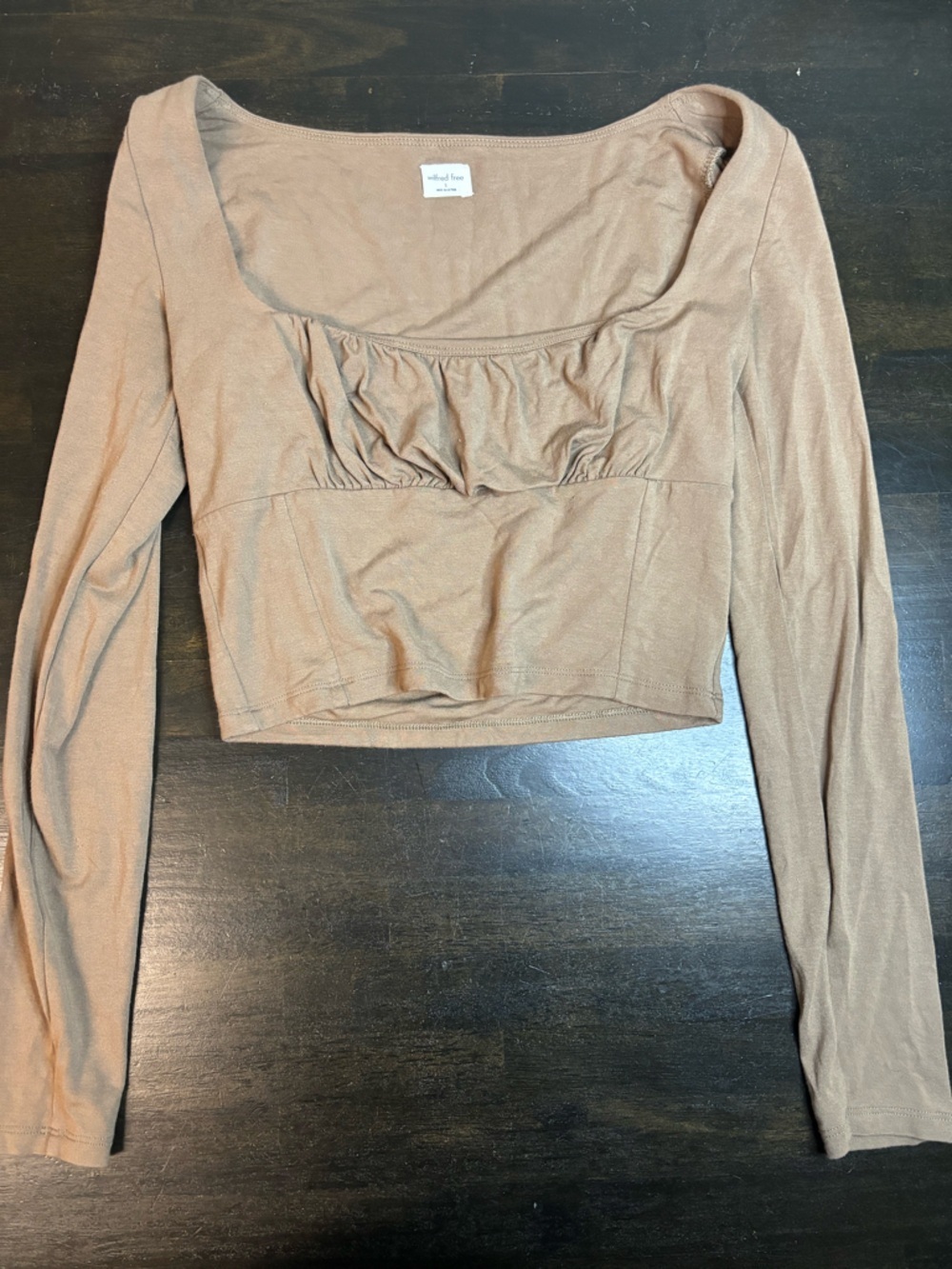 Wilfred Free Aritzia crop top size small